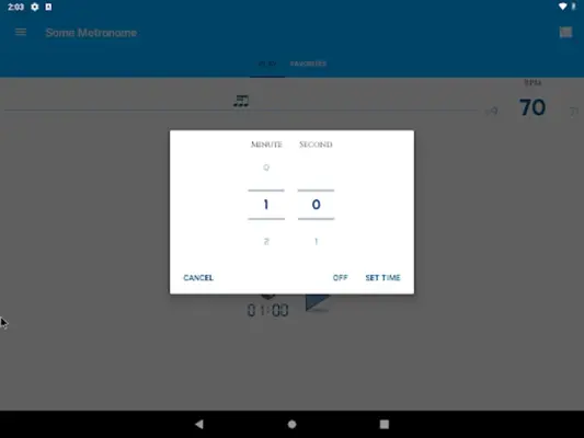 Some Metronome android App screenshot 0