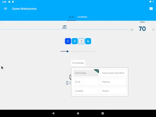 Some Metronome android App screenshot 1