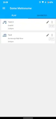 Some Metronome android App screenshot 5